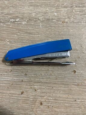 Retro Vintage Rexel Bambi Mini Stapler +(Blue 1960s 1970s)